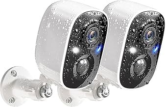 GMK GMK-2K-2P Wireless Outdoor Security Cameras with AI Motion and Spotlight