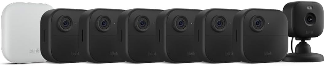 Blink Blink Outdoor 4 XR + Mini 2 Wireless Home Security Camera System 6-Cam Extended Range