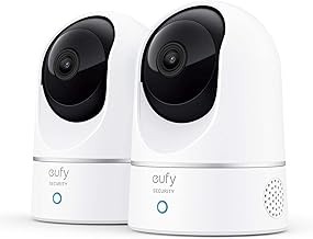 Eufy 2K Indoor Cam Pan & Tilt Indoor Security Camera 2-Cam Kit