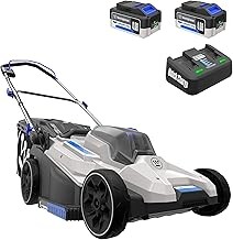 Westinghouse WMow18T Battery Powered Push Lawn Mower (18-Inch, 40V, Two 4.0Ah Batteries, Brushless)