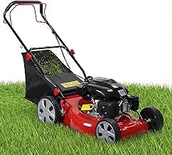 Gas Lawn Mower, 20-Inch Push Lawn Mower, 141 cc 4-Cycle Engine, Self Propelled Gas Lawn Mower with Bagging, Mulching, Lightweight, Easy Assembly, Powerful Lawnmower for Garden Yard