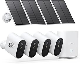 AOSU AOSU-5MP Wireless Outdoor Home Security Camera System 5MP 4-Cam Solar Night Vision