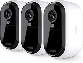 Arlo VMC3250 Essential Wireless Security System 3 Cameras, Spotlight, Color Night Vision