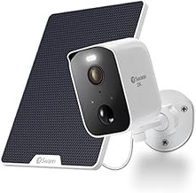 Swann CoreCam Pro 2K Wireless Spotlight Security Camera Solar Panel, Outdoor Stand, 2K Resolution