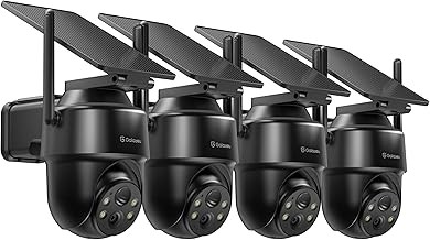 GALAYOU GALAYOU R1 4P Wireless Outdoor Security Camera 2K, 360° PTZ, Solar & Battery Powered, 2-Way Audio