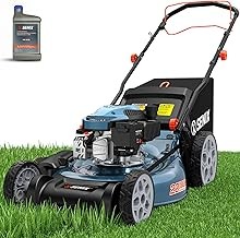 SENIX LSPQR5-M1 Gas Powered Self Propelled Lawn Mower (22-Inch, 170cc 4-Cycle, 3-in-1 Discharge)