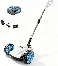 RB 122 Battery Powered Push Lawn Mower (9-Inch Mini, 40V, Brushless, One-Hand Steering)
