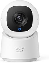 eufy C210 Indoor Security Camera 1080p, 360° PTZ, AI Motion Detection, Night Vision