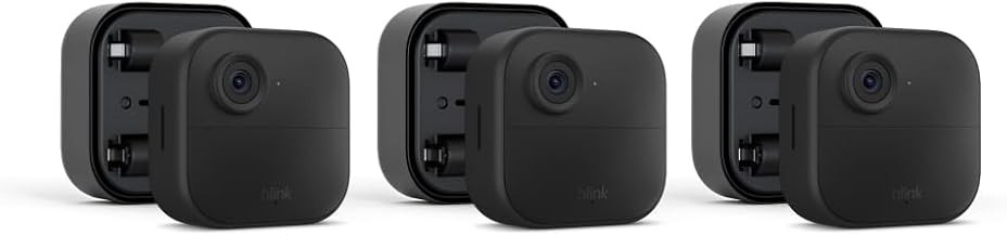 Blink Blink Outdoor 4 Wireless Home Security Camera System 3-Cam Battery Extension