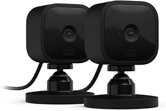 Blink Mini Indoor Home Security Camera 1080P 2-Pack Night Vision Motion Detection
