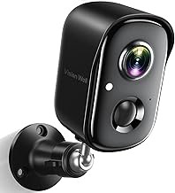 VISION WELL CG6S Wireless Floodlight Security Camera 2K, AI Motion Detection, Spotlight Siren, Color Night Vision