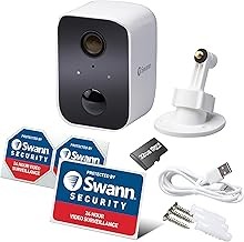 Swann CoreCam 1080p Wireless Security Camera HD, 2-Way Talk, Heat Motion Detection, Night Vision