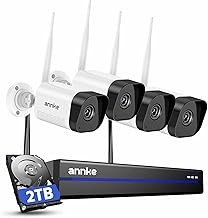 ANNKE WN88P+I91BA 16CH 4K Wireless Security Camera System NVR