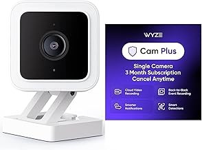 WyzeCam WyzeCam Cam V3 Cam Plus Wireless Security Camera 1080p, AI Motion Detection, IR Color Night Vision, 2-Way Talk