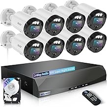 WEILAILIFE B0D2KW9JX3 Outdoor Wired Security Camera 130° Ultra Wide-Angle, Two-Way Audio