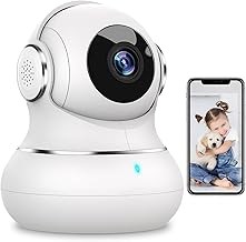 Litokam Indoor 2K Security Camera 2K HD, 360 Pan-Tilt, Motion Detection, Two-Way Audio