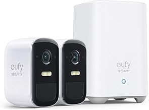 eufy Security eufyCam 2C Pro Wireless Outdoor Security Camera 2K, 2-Cam Kit, 180-Day Battery, IP67