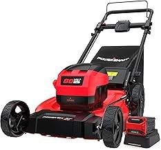 PowerSmart DB2821 Battery Powered Push Lawn Mower (21-Inch, 80V, 6.0Ah Battery, Brushless)