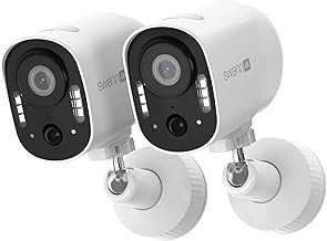 Swann 4KXTRMPK2-GL Xtreem 4K Wireless Security Camera 2-Pack, 32GB Storage, 2-Way Talk, No Monthly Fee