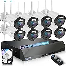 WEILAILIFE WEILAILIFE5MPWIFIDVR 5MP Outdoor Wireless Home Security Camera System NVR