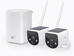 Swann MaxRanger 2-Cam 4K Wireless NVR Security System, Solar-Powered Cameras, Long-Range Wi-Fi, Color Night Vision, Person Vehicle Detection