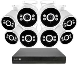 Swann AdvancedX 16Ch 8 Cam 4K Security System, PoE Cameras, 2TB NVR, Color Night Vision, Motion Detection