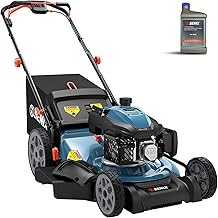 SENIX LSPQR2-M2 Gas Powered Self Propelled Lawn Mower (22-Inch, 201cc Engine, Variable Speed RWD)