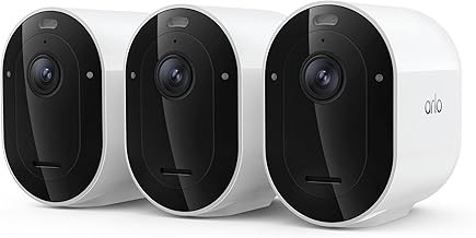 Arlo VMC4070P Pro 6th Gen Wireless Security Camera 2K HDR, 160° Field of View, Spotlight, 3 Cameras