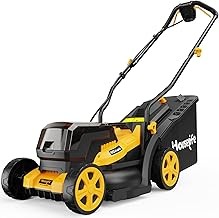 Houselife HL-40VLM-01 Battery Powered Push Lawn Mower (14-Inch, 40V, 35L Grass Bag, Tool Only)