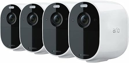 Arlo VMC4450P Pro 4 Wireless Security Camera System 4 Cameras, 2K HDR, Color Night Vision, Direct WiFi