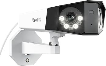 REOLINK Duo 2 PoE 4K Security System 2 Cameras, 180° Viewing Angle, Human/Vehicle/Pet Detection, Two-Way Talk, microSD Storage