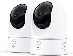 Eufy Indoor Cam E220 Indoor Home Security Camera 2-Cam 2K Pan-Tilt