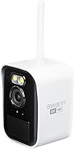 Swann MaxRanger Mini 4K Wi-Fi NVR Security System Solar Wireless Cameras, Color Night Vision