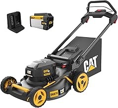 CAT DG670 Battery Powered Push Lawn Mower (21-Inch, 60V Brushless, TorqLogic, 3-in-1 Cutting)