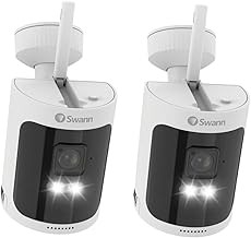 Swann 2K Wireless 2-Pack Security Cameras Mounting Kit, White, Outdoor