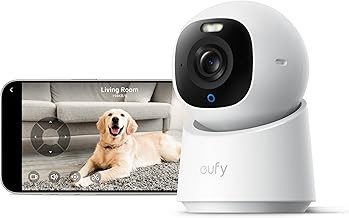 Eufy eufy Indoor Cam E30 Indoor Home Security Camera 4K UHD Pan-Tilt Auto Tracking