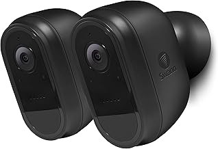 Swann 2 Pack Wire-Free 1080p Wireless Security Cameras Night Vision, 2-Way Talk, Motion Detection