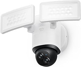 Eufy Floodlight Camera E340 Wired Outdoor Home Security Camera Dual Cam 360° PTZ