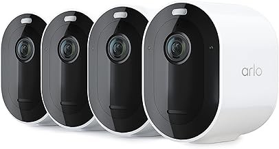 Arlo VMC4060P Pro 5S Spotlight Wireless Security Camera 2K HDR, 12X Zoom, 2-Way Audio, Color Night Vision