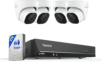 REOLINK RLK8-520D4 8CH Outdoor Wired Home Security Camera System 5MP PoE NVR 2TB